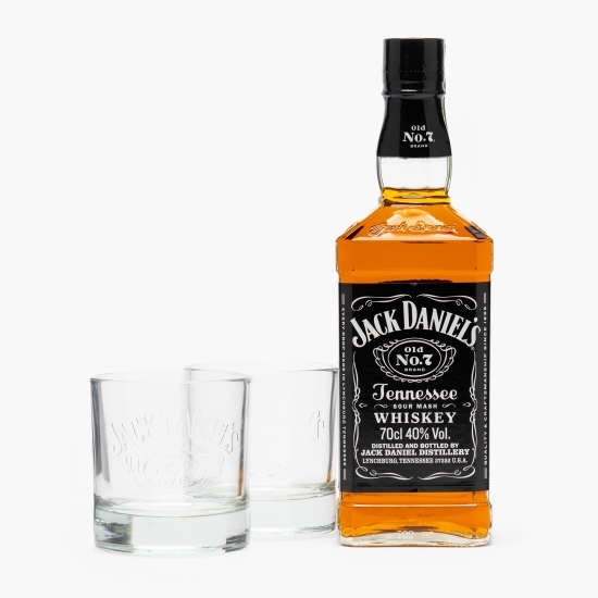 Whiskey, 40%, 0.7l + 2 pahare