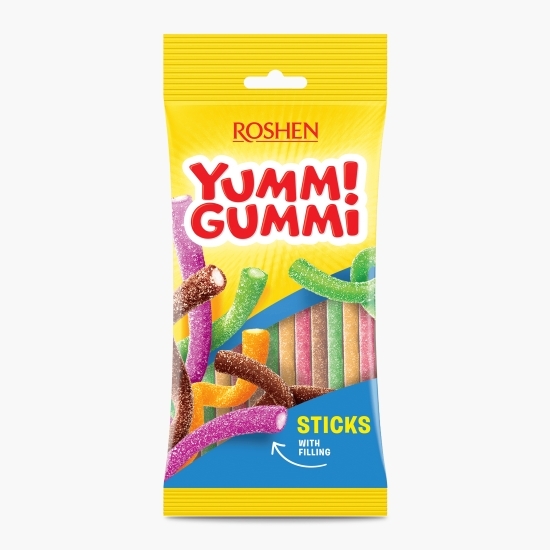 Jeleuri cu umplutură cu aromă de lămâie Yummi Gummi Sticks 70g