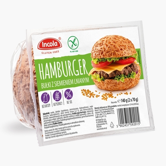 Chifle hamburger, fără gluten 140g