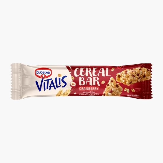 Baton de cereale Vitalis cu merișoare 35g