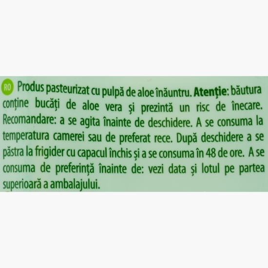 Băutură răcoritoare necarbogazoasă cu aloe vera, Pure Nature 1.5l