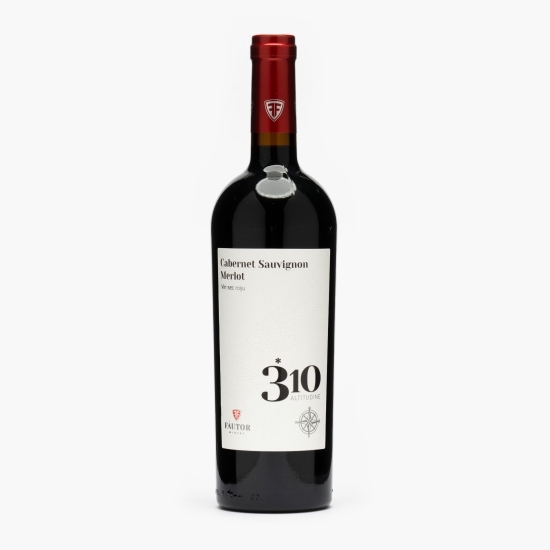 Vin roșu sec Cabernet Sauvignon Merlot, 14%, 0.75l