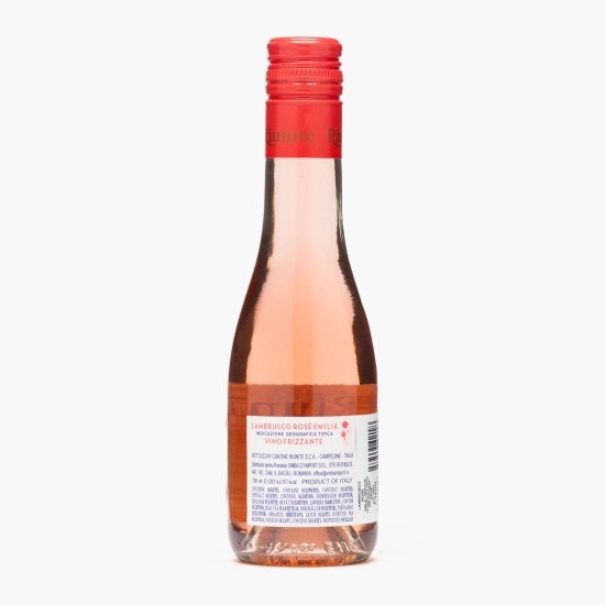 Vin petiant rose demidulce Lambrusco Emilia, 8%, 0.187l