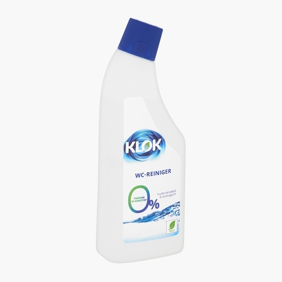 Detergent lichid pentru vasul de toaletă 0% parfum, 0% coloranți, 0.75l