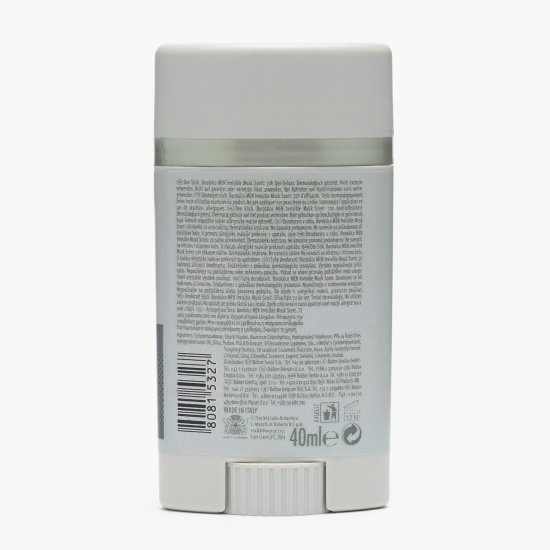 Deodorant stick pentru bărbați, Invisible 40ml