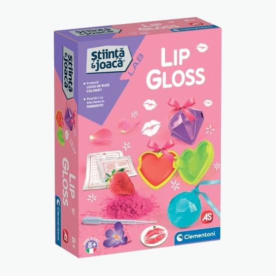 Știință & joacă: Lip gloss strălucitor, 8+ ani