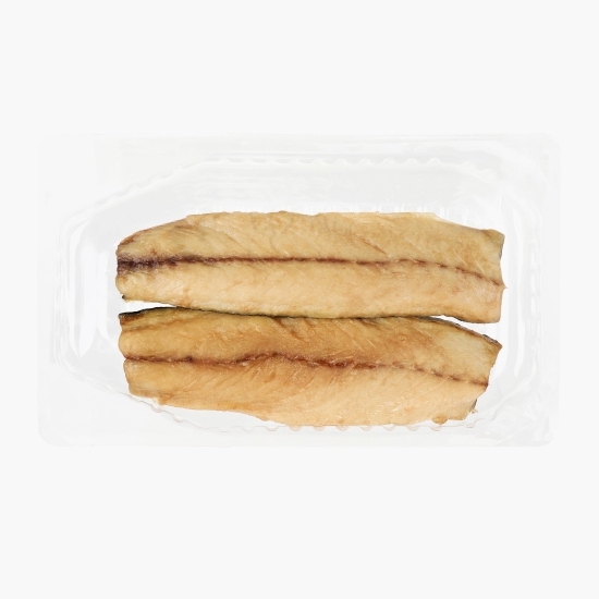 File de macrou afumat, cu piele, 125g