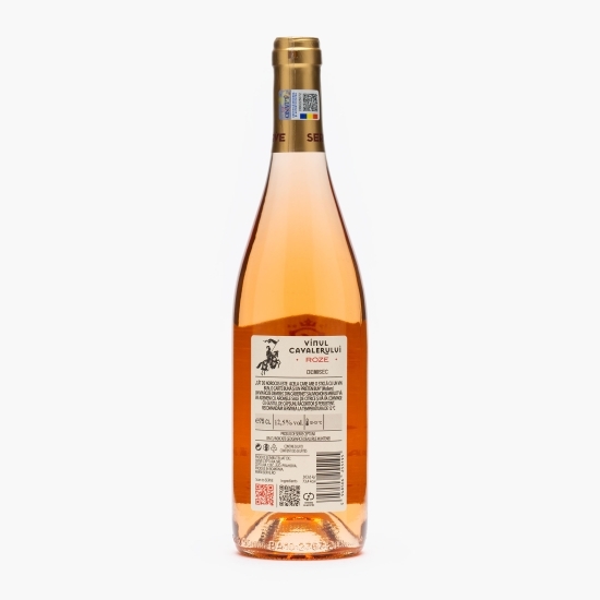 Vin rose demisec, 12.5%, 0.75l