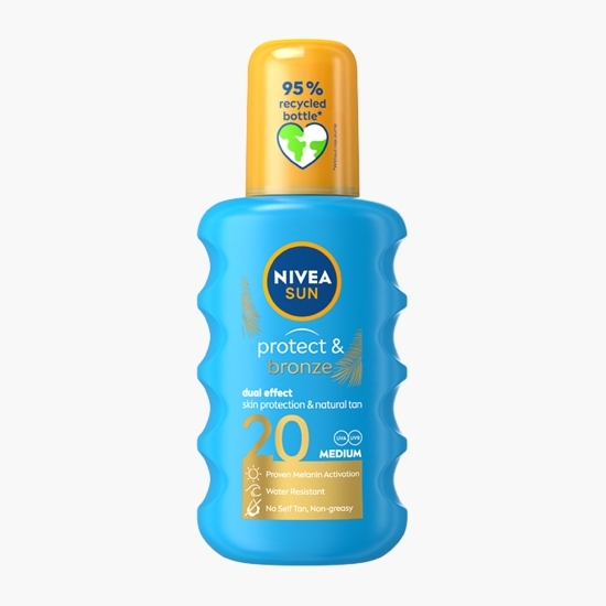 Ulei-spray pentru protecție solară și bronzare SPF 20 Protect & Bronze 200ml