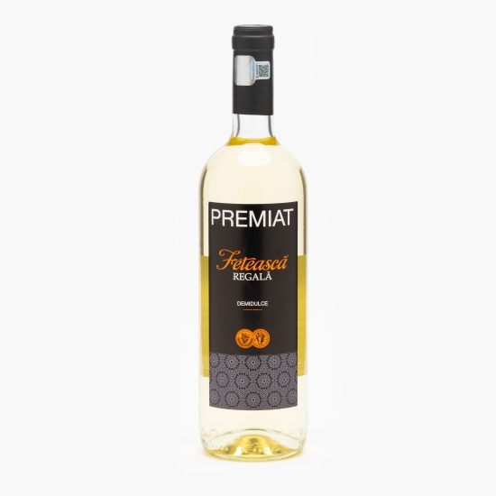 Vin alb demidulce Fetească Regală, 12%, 0.75l