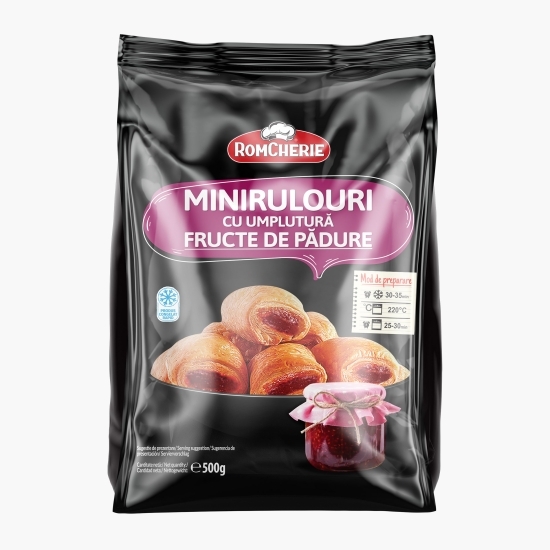 Minirulouri cu fructe de pădure 500g