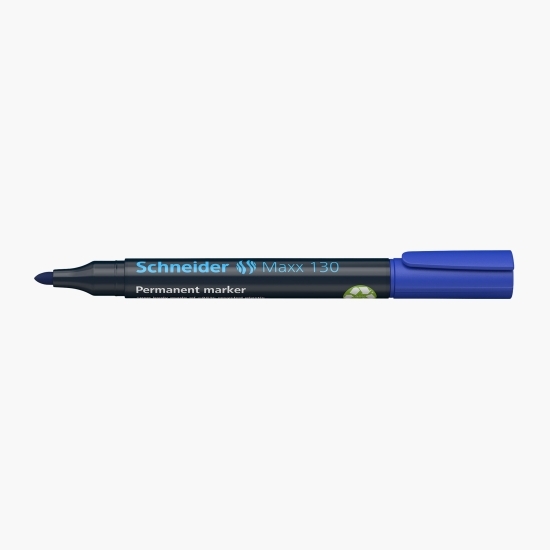 Marker permanent cu vârf rotund 1-3mm, albastru