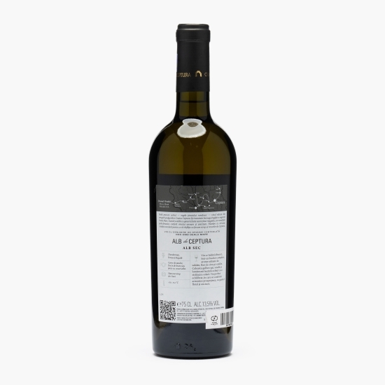 Vin alb sec, 13.5%, 0.75l