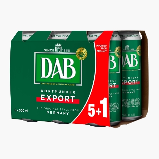 Bere blondă premium larger doză 6x0.5l (5+1)