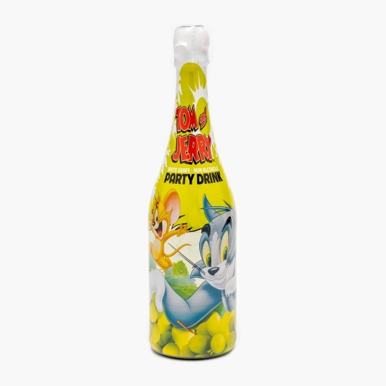 Băutură răcoritoare carbogazoasă cu gust de struguri Tom&Jerry, 0% alcool, 0.75l