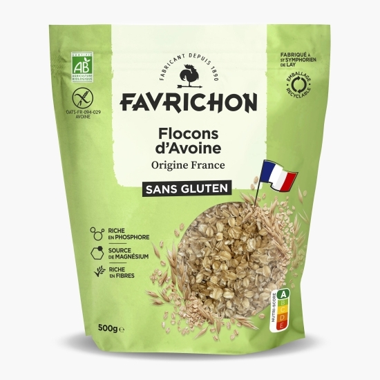 Fulgi de ovăz eco fără gluten 500g