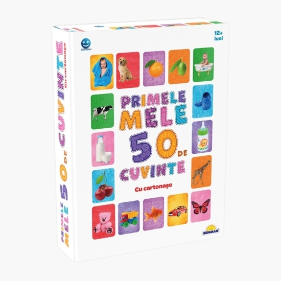 Primele mele 50 de cuvinte - joc educativ, 12+ luni