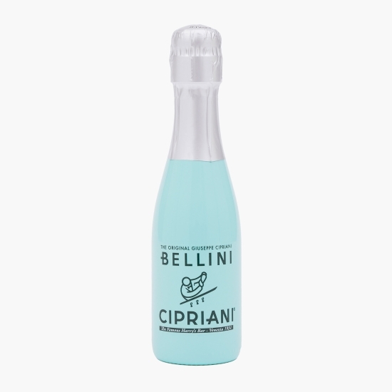 Cocktail Bellini pe bază de vin cu pulpă de piersici albe, 5.5%, 0.2l