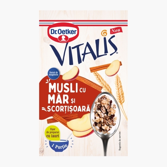 Musli Vitalis cu măr și scorțișoară 36g