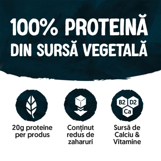  Budincă proteică din soia cu aromă de ciocolată High Protein, 200g