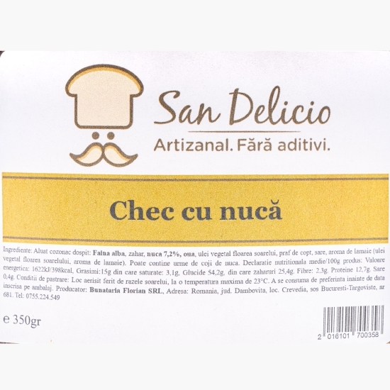 Chec cu nucă 350g