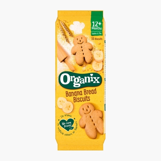 Biscuiți eco cu banană 135g, 12 luni