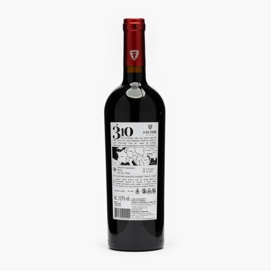 Vin roșu sec Cabernet Sauvignon Merlot, 14%, 0.75l