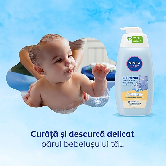 Șampon pentru bebeluși Baby Gentle & Mild 500ml