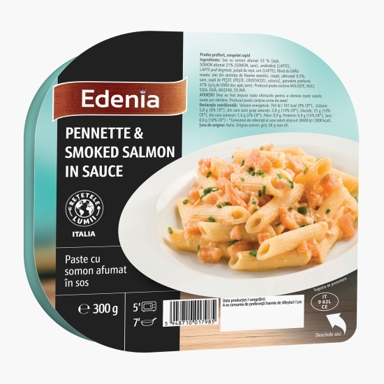 Pennette cu somon 300g