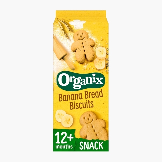 Biscuiți eco cu banană 135g, 12 luni