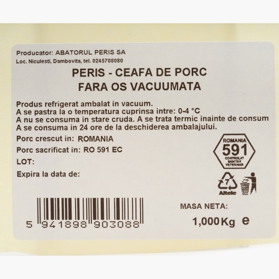 Ceafă de porc întreagă, fără os 1kg