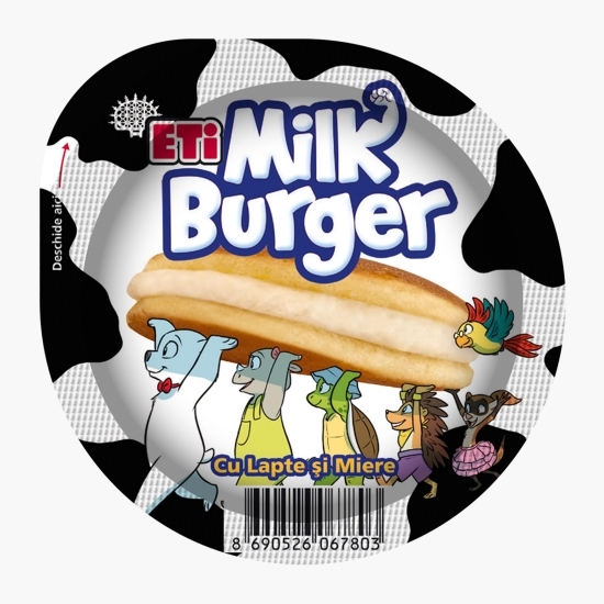 Prăjitură Milk Burger cu lapte și miere 35g 