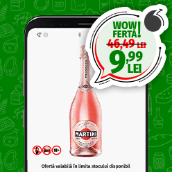 WOWfertă la 9,99 lei: Vin spumant Martini Prosecco