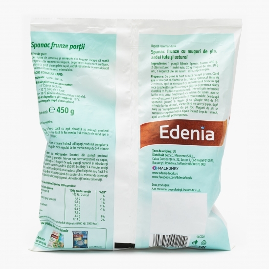 Spanac frunze 450g