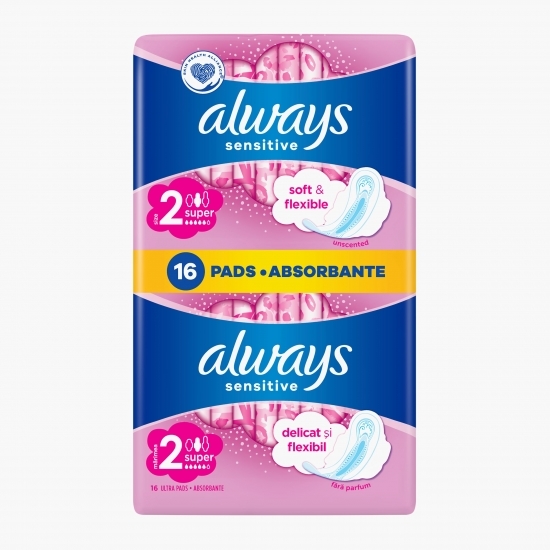 Absorbante Ultra sensitive super 16 buc