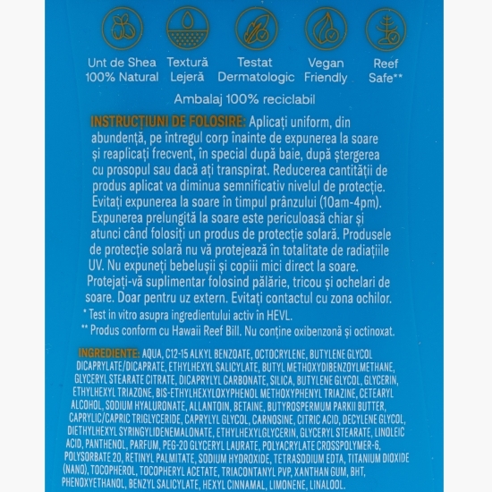 Loțiune cu protecție solară Sun, SPF 30, 200ml
