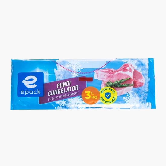 Pungi congelator pachet 3l 50 buc