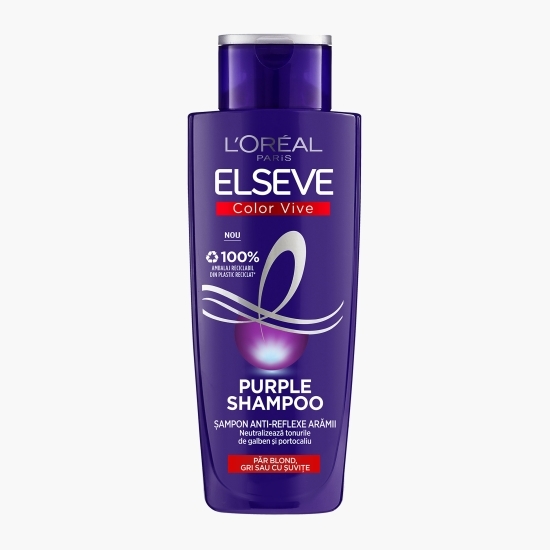 Șampon pentru păr blond, gri sau cu șuvițe, Color Vive, 200ml