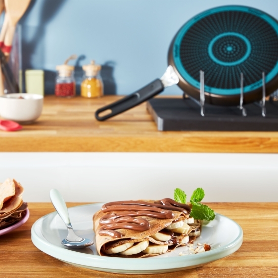 Tigaie de clătite Simple Cook, 25cm, Thermo-Signal, înveliș antiaderent din titan