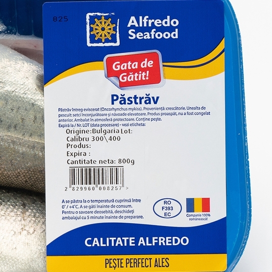 Păstrăv eviscerat 800g