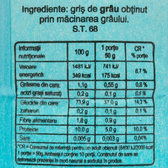Griș 500g