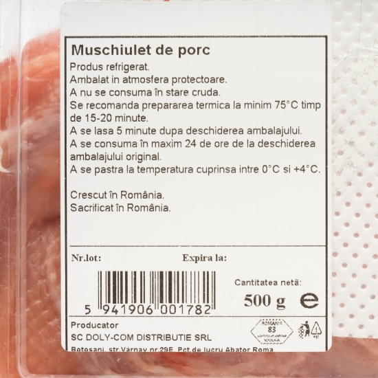 Mușchiuleț de porc 500g