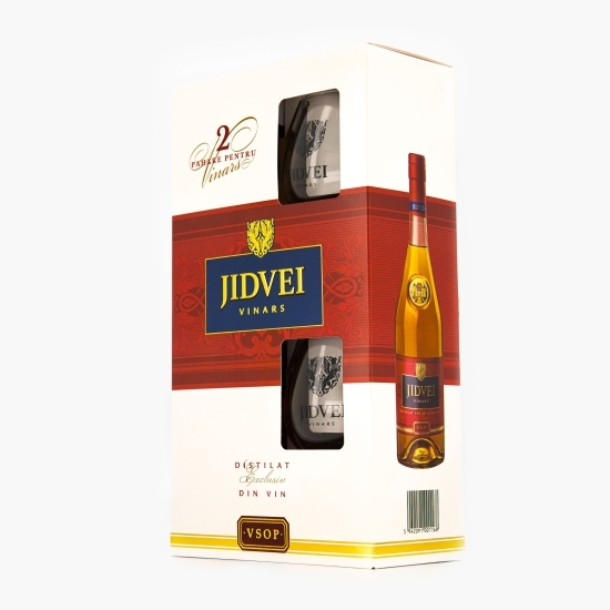 Pachet Vinars 42% alc. 0.7l + 2 pahare