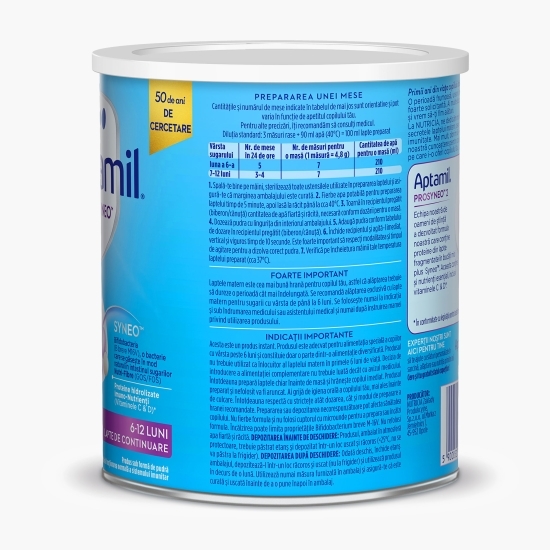 Lapte de continuare Prosyneo 2, 6-12 luni, 400g