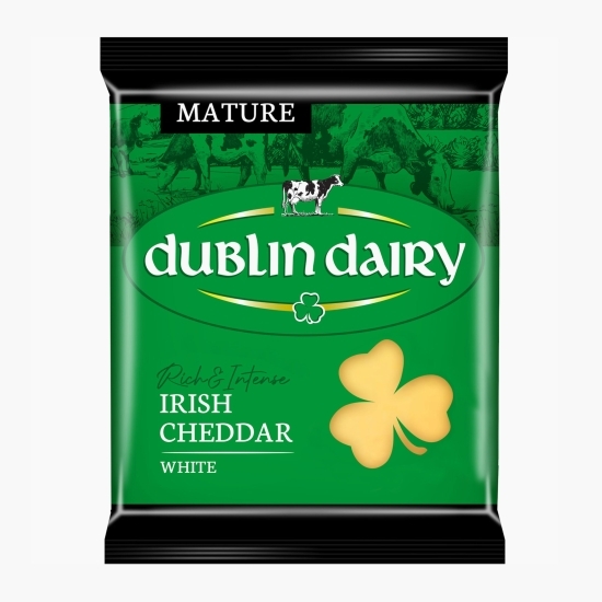 Brânză Irish Cheddar White (alb) maturată minim 9 luni, 200g