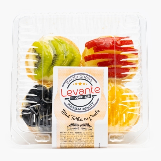 Mini tarte cu fructe, 4 buc, 290g