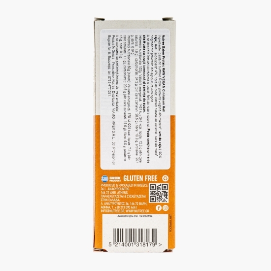 Baton proteic Raw Vegan Cinnamon Roll fără zahăr adăugat 60g