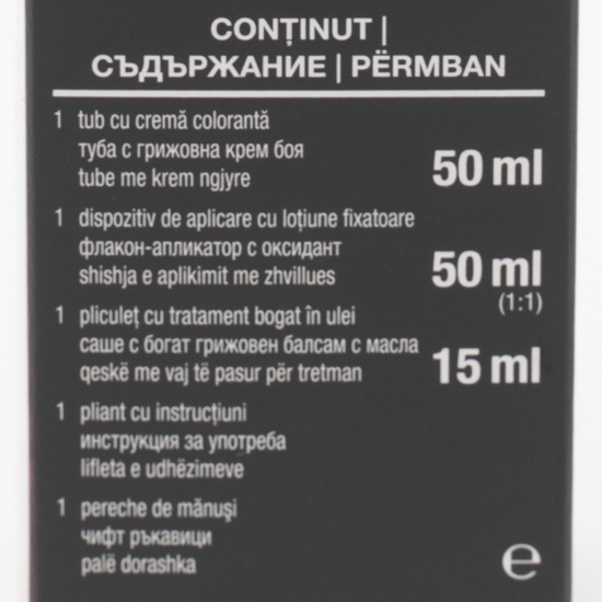 Vopsea de păr permanentă fără amoniac Oleo Intense, 4-23 roșcat burgundy, 115ml