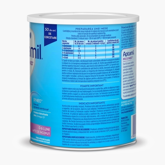 Lapte de început Prosyneo 1, 0-6 luni, 400g