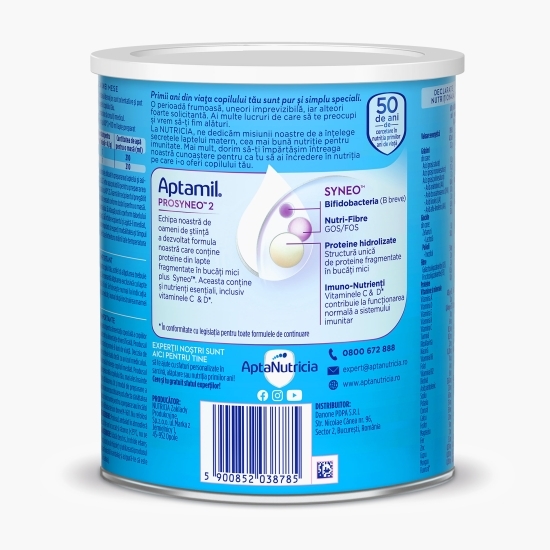 Lapte de continuare Prosyneo 2, 6-12 luni, 400g